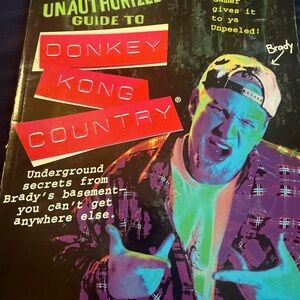 Totally Unauthorized Donkey Kong Country Brady Games SNES Magazine Players Guide